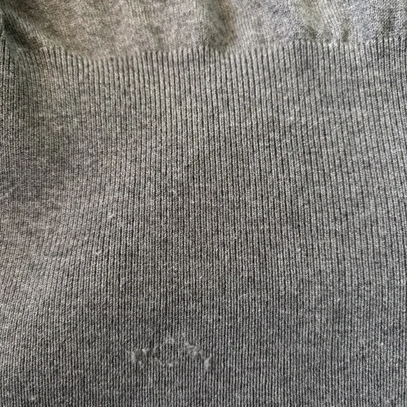 Banana Republic Gray Tie-Front Deep V Sweater Sz. XL (1) - Picture 10 of 11